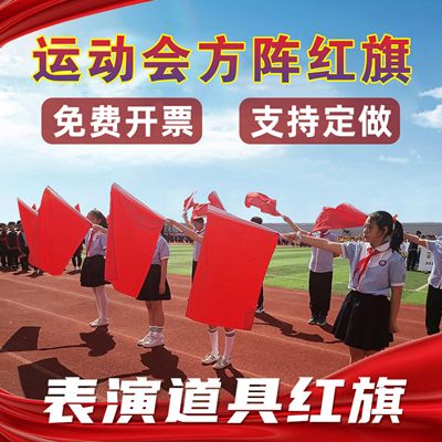 墙壁旗帜演出旗比赛挥舞旗方阵旗
