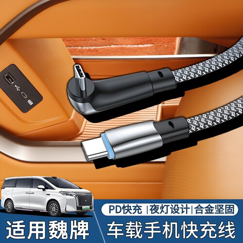 适用魏牌高山7/8/V9车载充电线