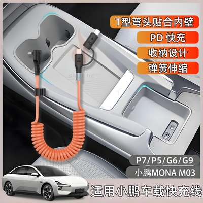 小鹏MONAM03/P7/P5/G6/G9充电线