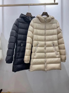 顺丰包邮秋冬娃娃款中长款轻薄羽绒服女A字版白鸭绒外套