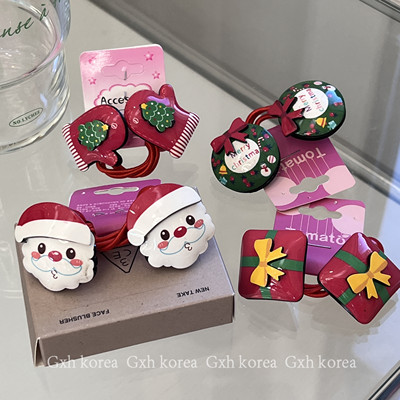 圣诞节发圈韩国进口圣诞老人球球