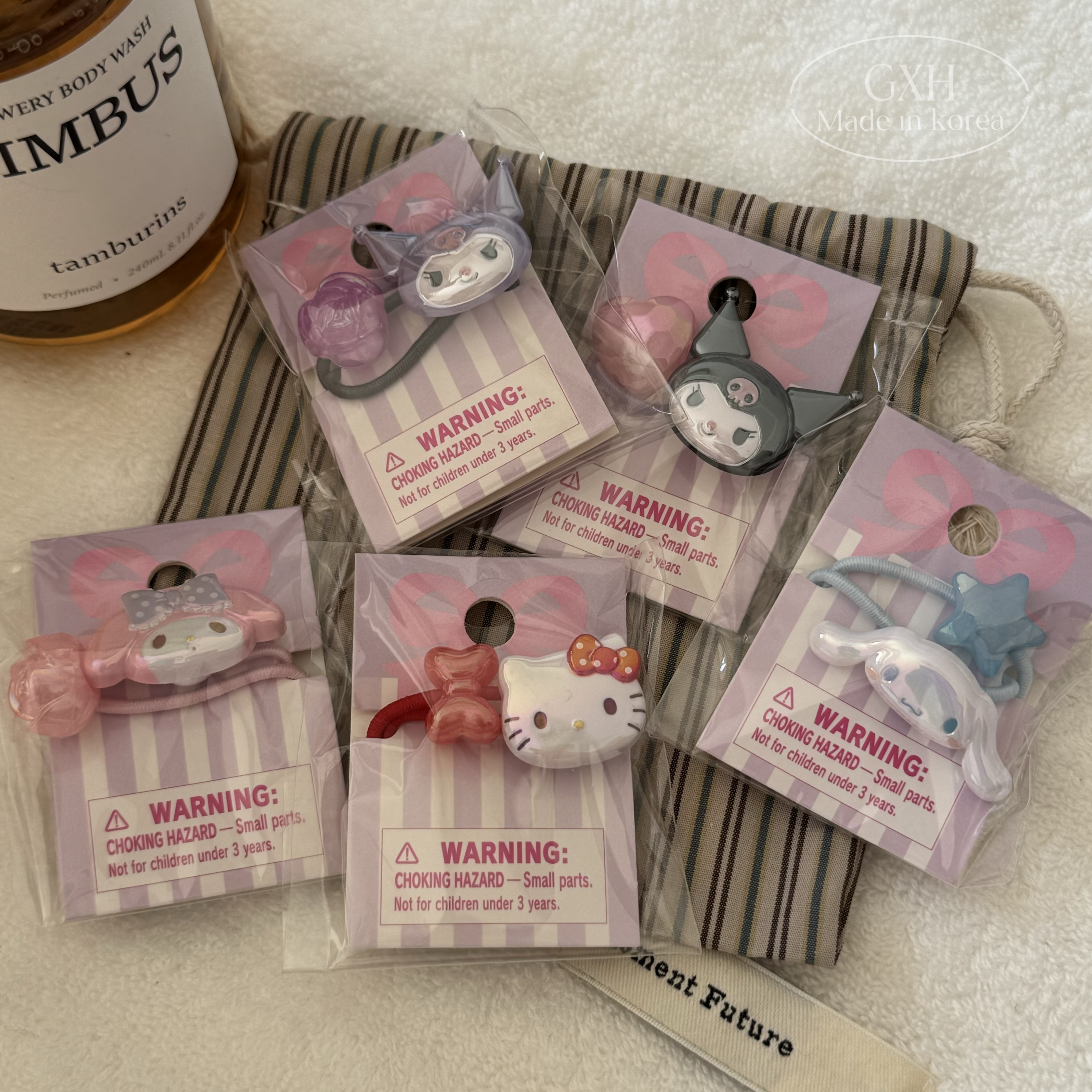 现货日本Sanriokitty美乐蒂皮筋