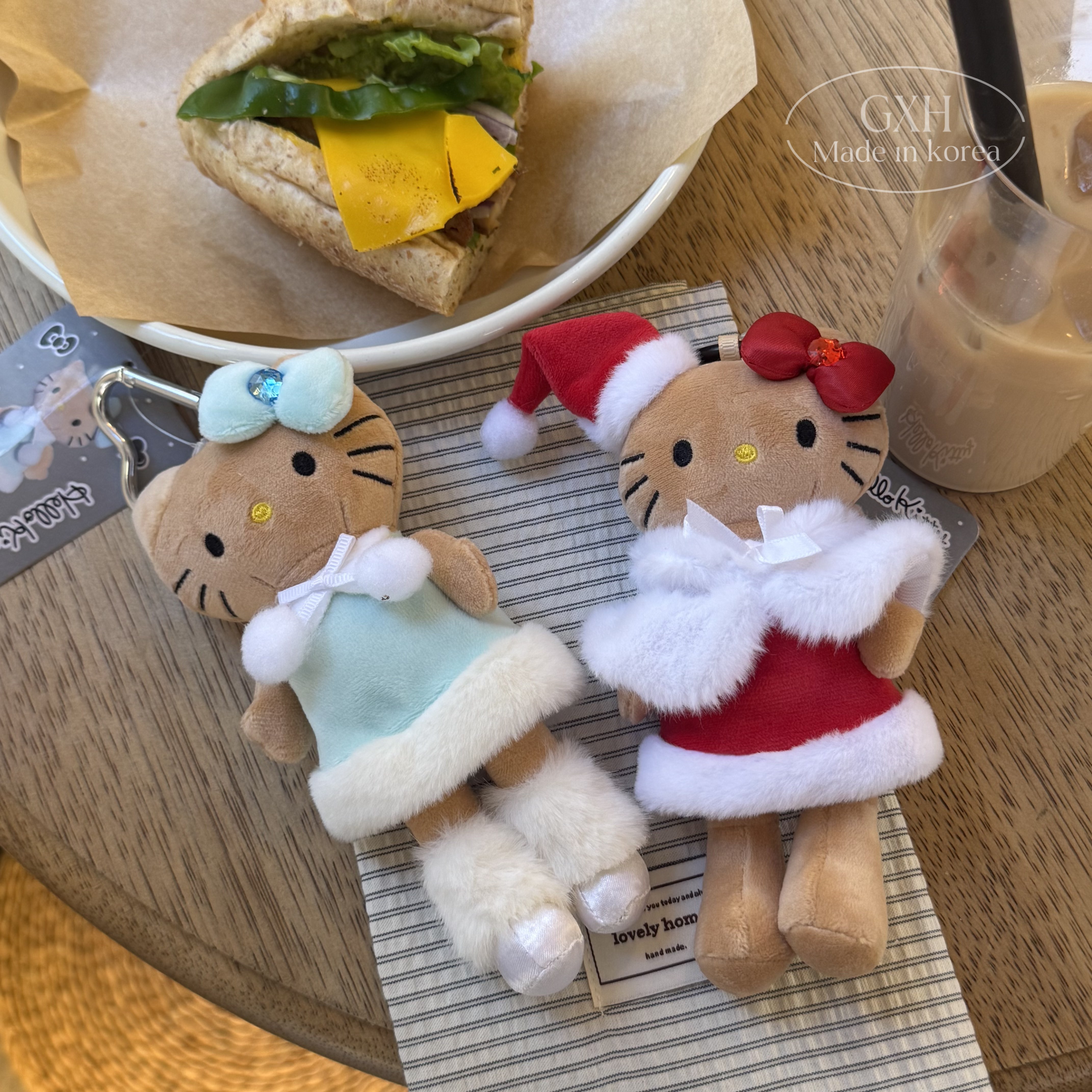 节日氛围感！圣诞毛绒长腿Kitty