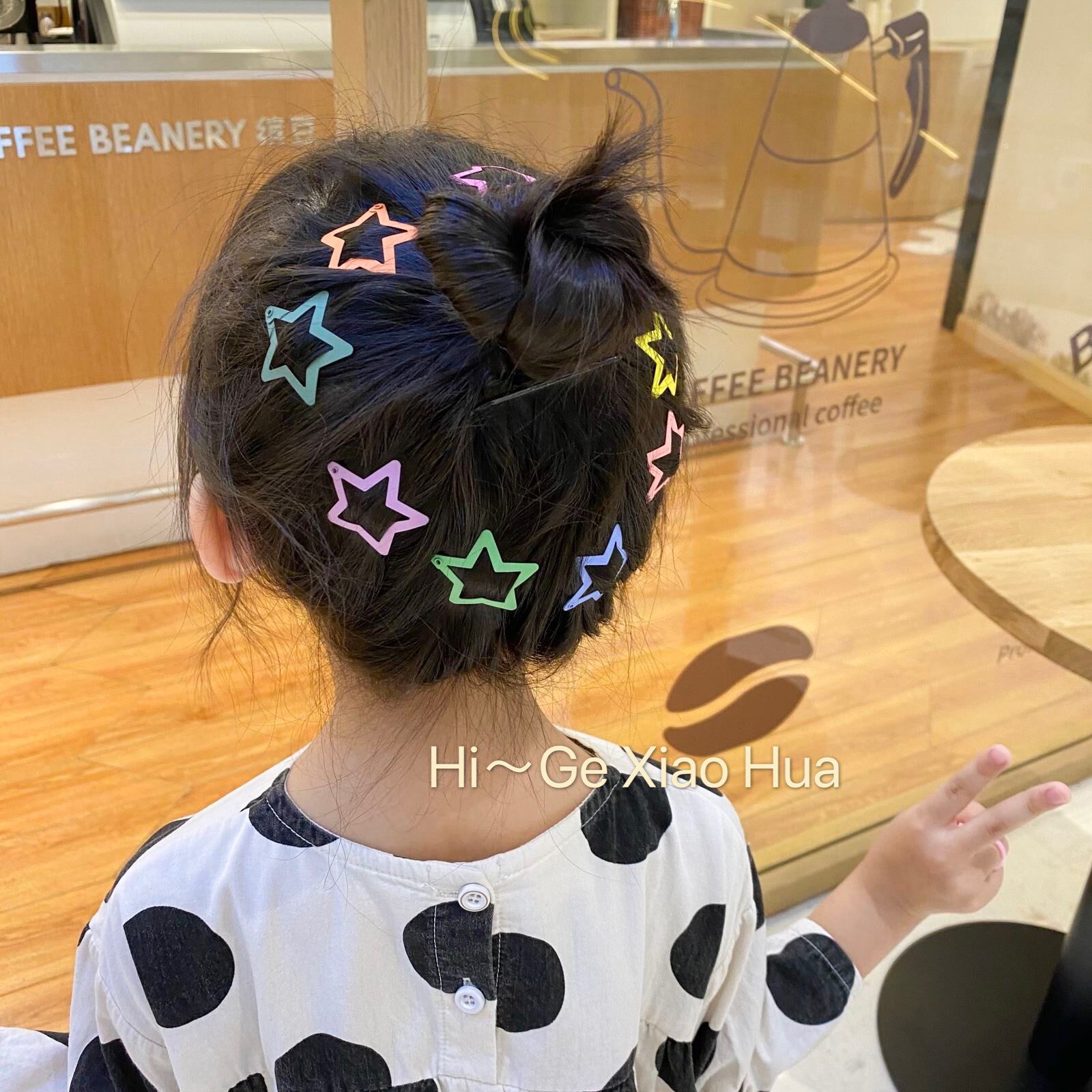 葛小花韩国南大门儿童新款彩色星星发夹少女宝宝可爱发卡发饰|ruв категории Украшения,ювелирные изделия, шпилька - от Buy2taobao.com для оказания профессиональной услуги покупки агента Taobao