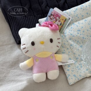 不二家联名HelloKitty挂件毛绒玩偶kt猫包包挂饰奶油凯蒂猫钥匙扣