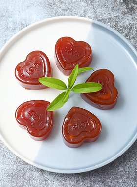 丁三记红枣糕喜宴结婚心形软糕Q弹蒸糕广式早茶点心营养食品396克