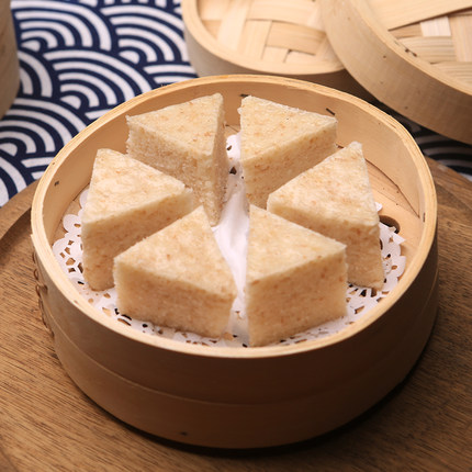 粗粮燕麦糕广式早茶儿童早餐软糕松糕发糕蒸糕速冻糕点心220克/包
