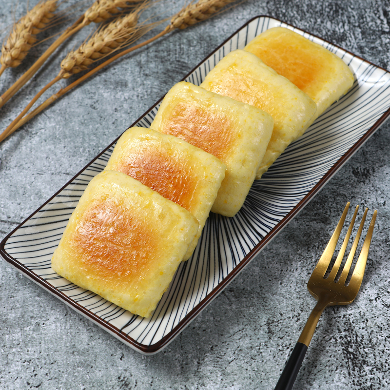 祥口福营养粗粮煎饼12个装 玉米饼香煎饼速冻半成品酒店点心包邮