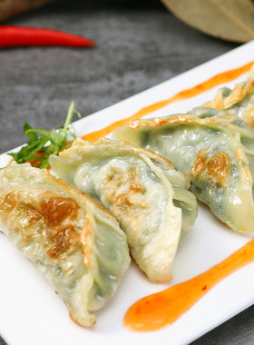 广式饺子鲜菜大馅饺猪肉韭菜饺