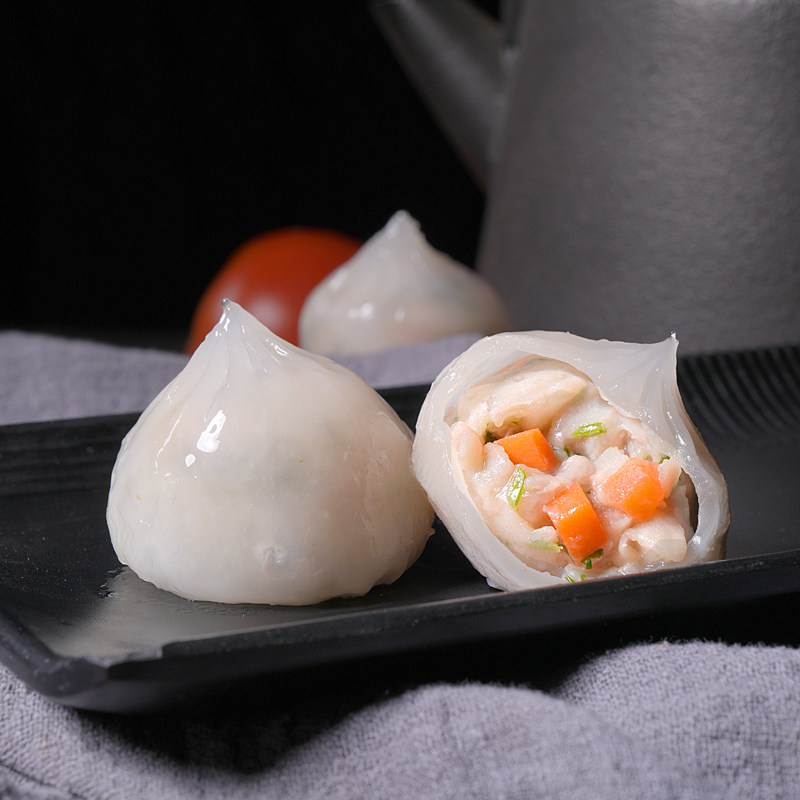 粤原饺水晶包港式茶楼早茶广东点心小吃红萝卜马蹄水晶包商用30g,粮油调味/速食/干货/烘焙,水饺/煎饺/虾饺,淘宝优惠券,粉丝福利购,淘宝优惠卷