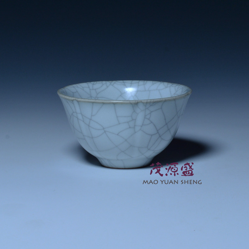 仿古做旧龟纹釉茶杯成源盛陶瓷图片