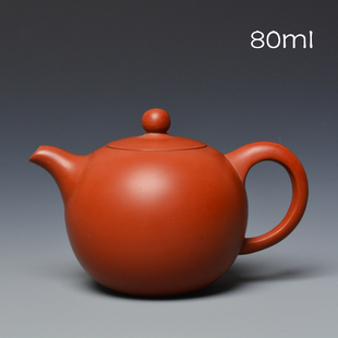 【茂源盛】台湾三希中式复古风紫砂紫泥朱泥小品贵妃茶壶80ml正品
