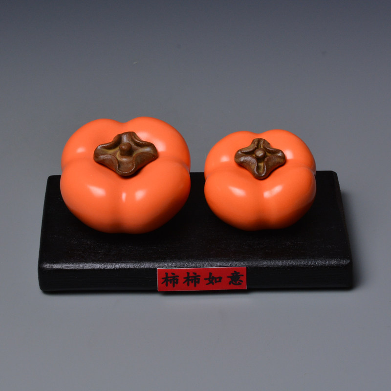 台湾陶瓷摆件如意茶宠图片