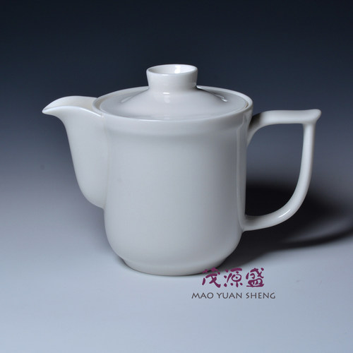 台湾三希陶瓷牙白易泡壶大茶壶