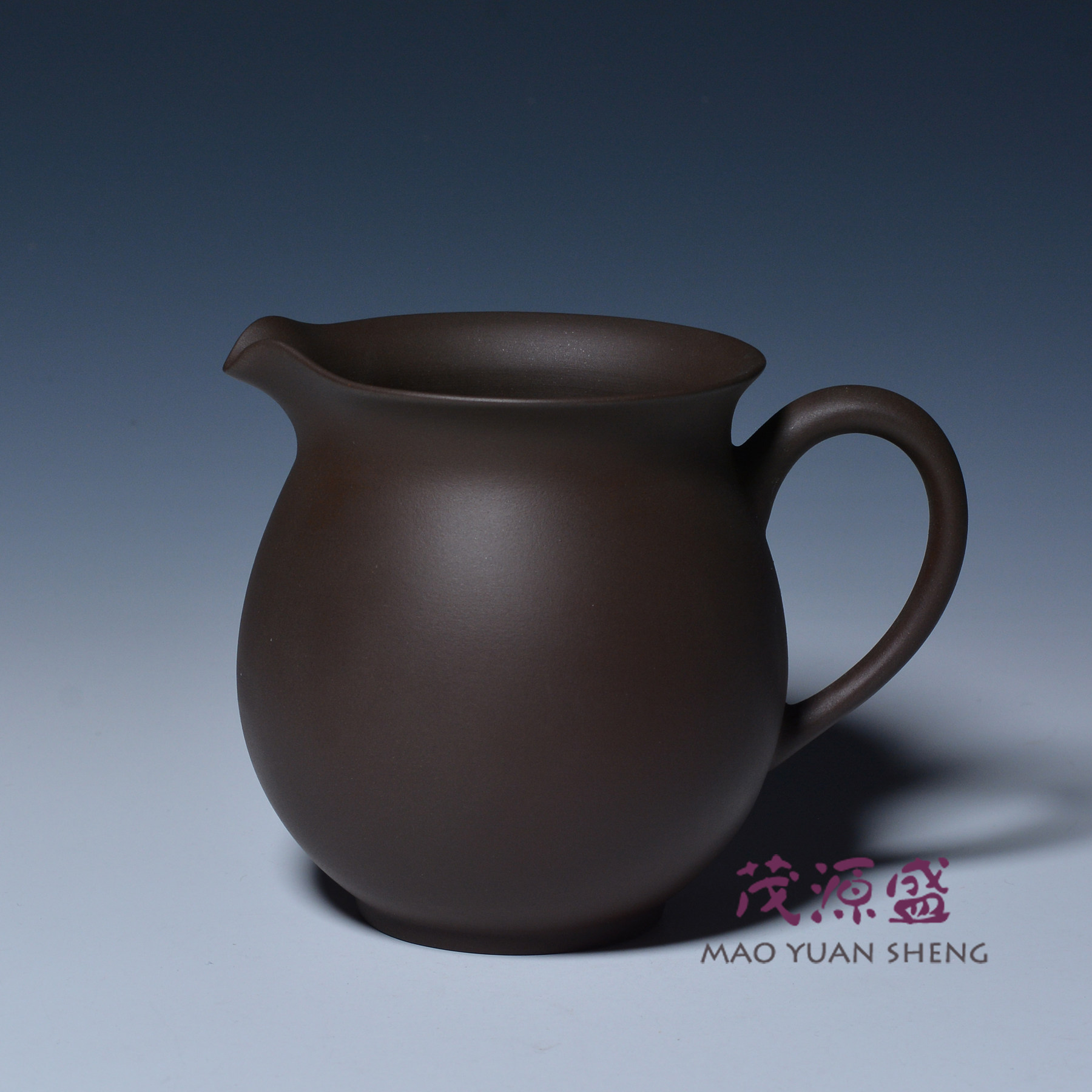 【茂源盛】台湾三希陶瓷茶具紫砂 紫泥标准茶海 公道杯280~270ml - 实物图
