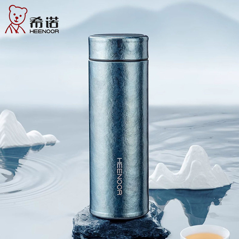 希诺保温杯钛杯纯钛高档商务车载