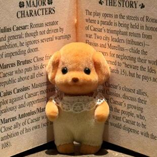 小红书同款森贝尔家族贵宾犬小狗迷你小鼻嘎玩偶桌面摆件公仔玩具