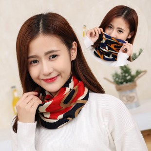 围脖女士脖颈套春秋薄款百搭护颈椎脖套秋冬季保暖面罩帽子月子帽