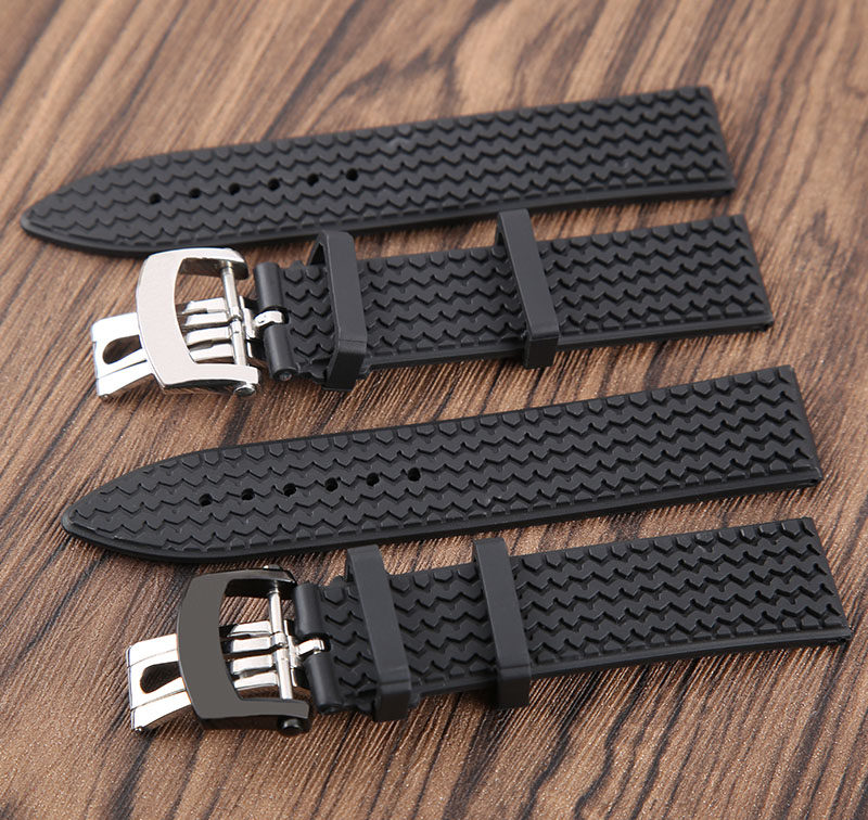 港喆福适用肖邦萧邦经典赛车系列168511-30013015橡胶21 23mm表带