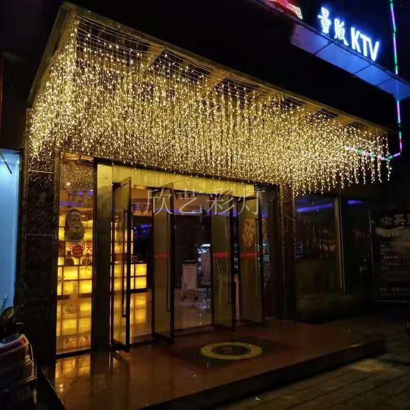 led商场店铺橱窗屋檐包邮串灯