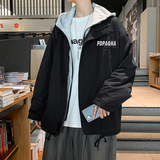 假两件夹克男宽松连帽外套ins潮流百搭时尚休闲上衣JK0266-P60，男装夹克，星座308B-1