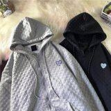 华夫格ins卫衣男女秋韩版情侣宽松上衣拉链开衫外套WY07-P35，男装卫衣，星座308B-1