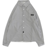 条纹长袖衬衫2023春季新款潮流休闲宽松百搭衬衣外套CS0303-P35，男装衬衫，星座308B-1