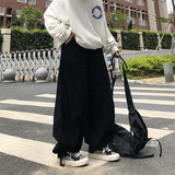 秋冬日系复古休闲灯芯绒裤子男宽松潮牌裤哈伦灯笼K0377-P38，男装休闲裤，星座308B-1