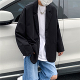 休闲西装外套男韩版宽松秋季男装小西服套装炸街dk制服XZ332-P50，男装西服，星座308B-1