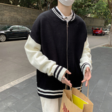毛衣外套男女韩版宽松慵懒风开衫针织衫秋冬情侣上衣MY0305-P50，男装针织衫/毛衣，星座308B-1