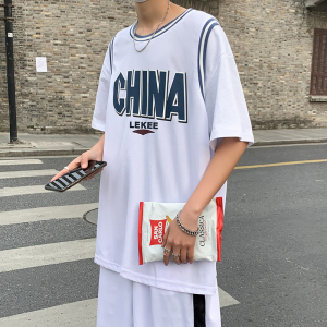 男生运动套装韩版潮流夏季两件套帅气短袖篮球短裤一套TZ04-P35图片