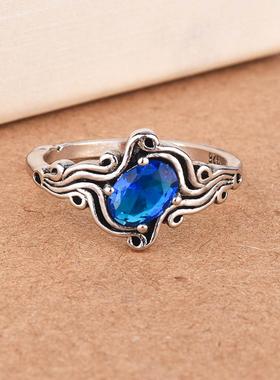 臻荣wish热卖新款绿色宝石订婚