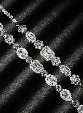 高碳钻网红手链女ins小众设计镀