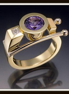 臻荣wish新款modern款镀18k黄金