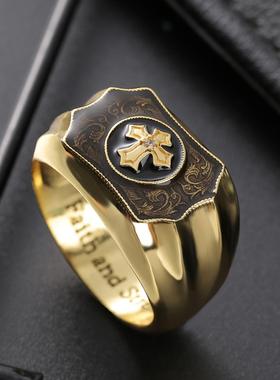 臻荣wish欧美创意18k黄金色仿真