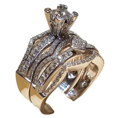 臻荣速卖通热卖新款满钻八心八箭