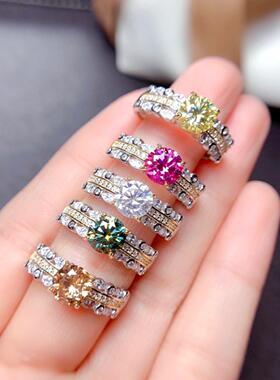 拼多多引流福利款仿莫桑钻戒指