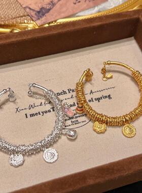 黄财神吞金兽盘缠开运手镯新中式