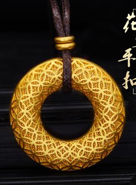 老挝砂金镀金黄金古法传承镂空