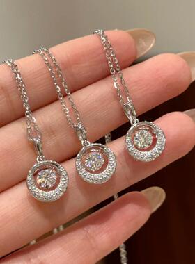 时尚跳动心吊坠女简约轻奢项链