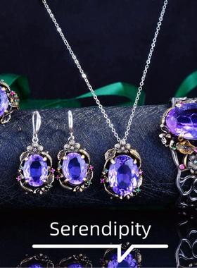 意大利复古宫廷风镂空花丝双鱼