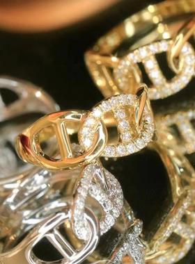 法式复古vintage小中古风猪鼻子