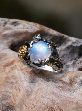 臻荣ebay热卖新款欧美玫瑰花黄金