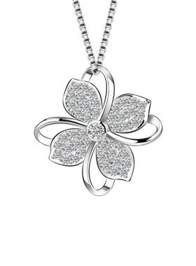 臻荣新款韩版幸运四叶草微镶吊坠