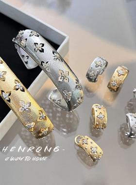 意大利手工拉丝宫廷风双色金工艺