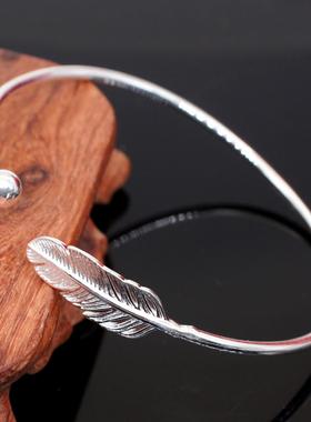 臻荣亚马逊欧美时尚纤细文艺羽毛