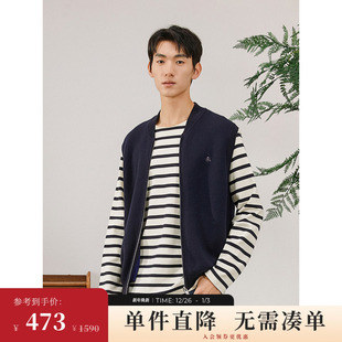 BEANPOLE滨波 休闲绵羊毛拉链内搭背心马甲 新男士