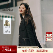 含山羊绒 BEANPOLE滨波 女士粗花呢智性风单西外套
