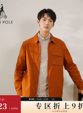 BEANPOLE滨波 新男士轻量户外简约工装风夹克休闲衬衫型外套