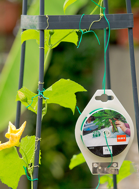 欧单环保PVC园艺重复用捆扎线植物牵引漆包线75米2个原装精品包邮